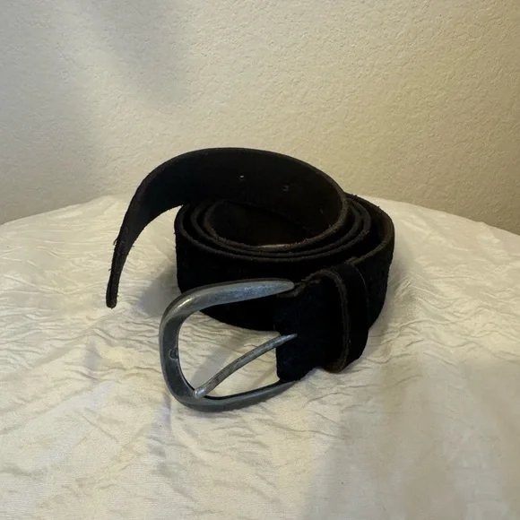 Lucky Brand Black Textured Belt - Picture 4 of 5